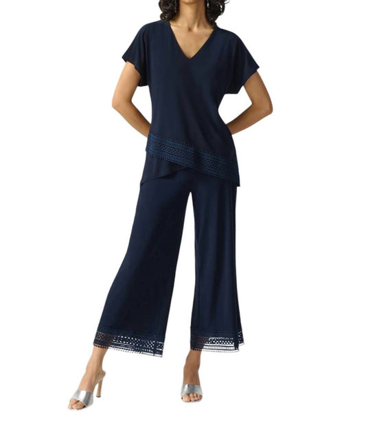 Joseph Ribkoff - ANKLE-LENGTH WIDE LEG PANT