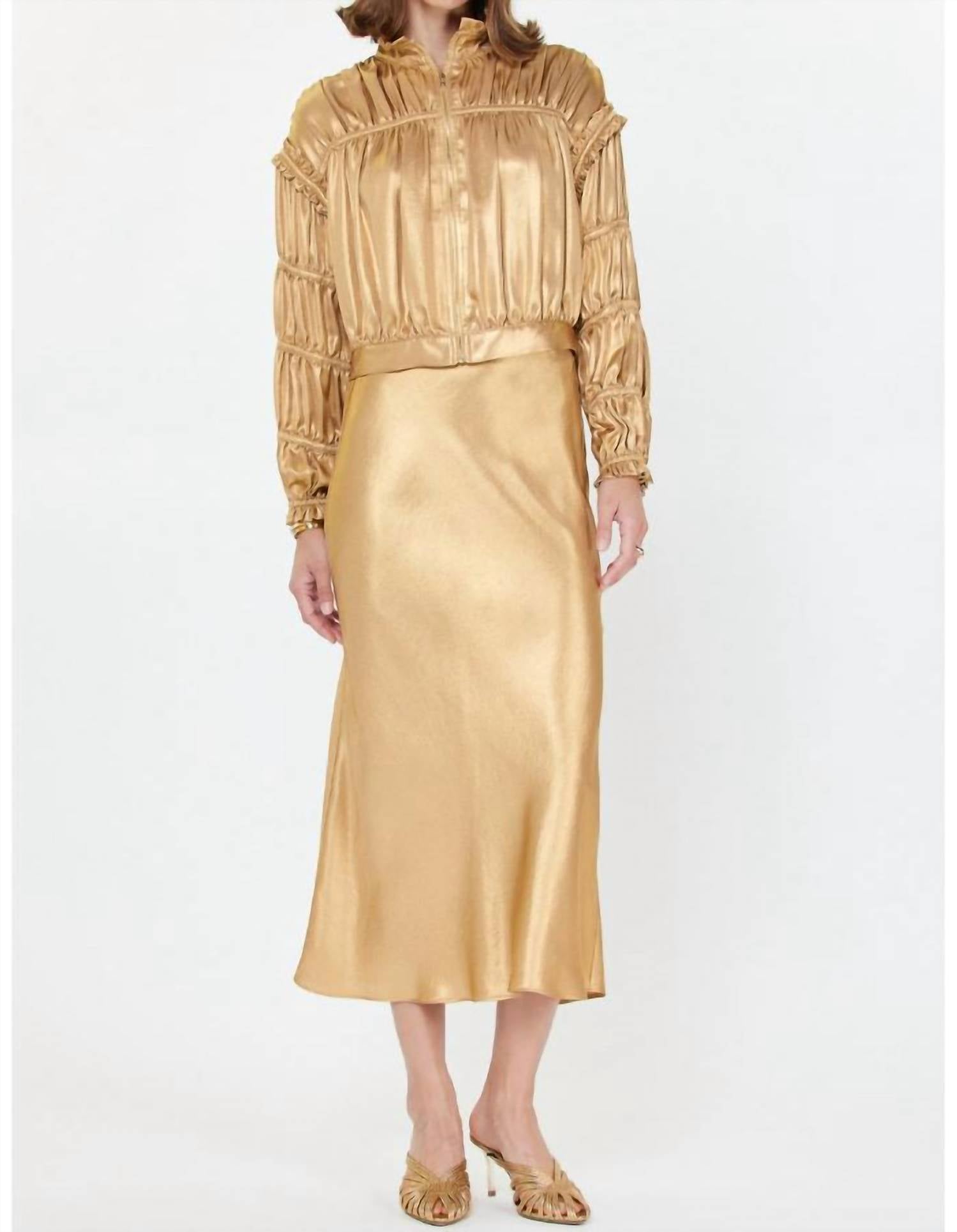 Current Air - Ella Shirring Detail Jacket