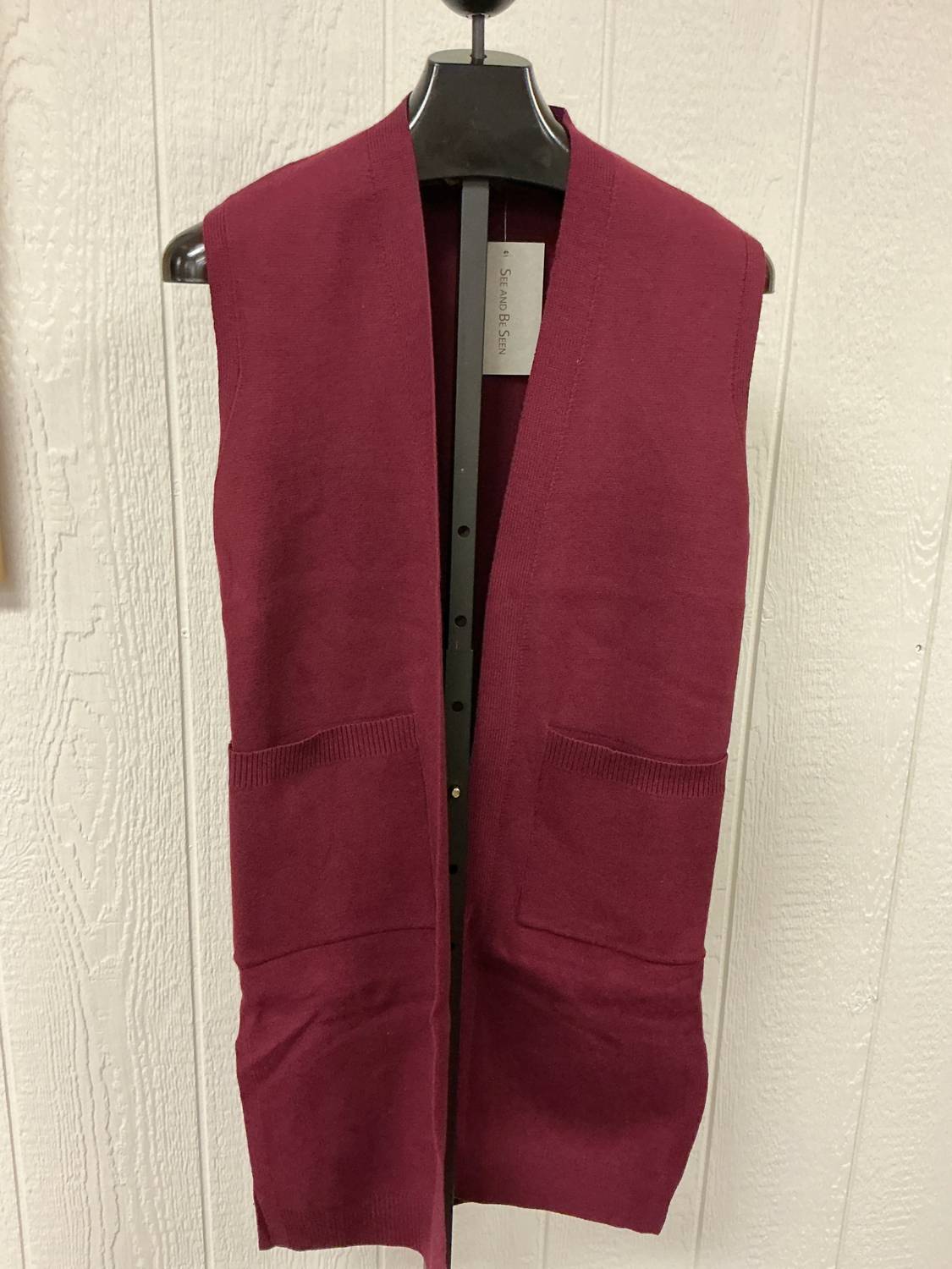 See And Be Seen - Long Open Front Vest