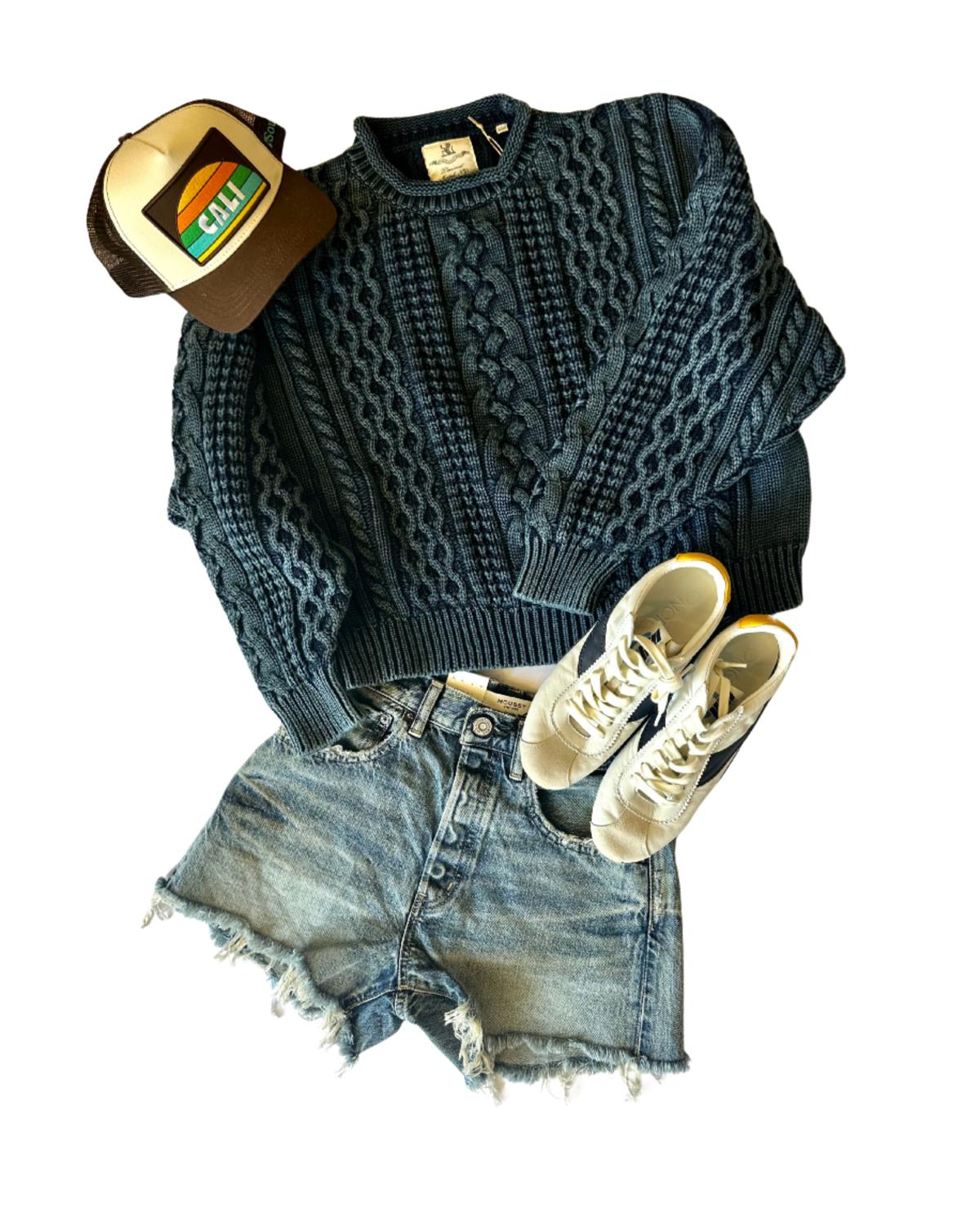 Denimist - Oversized Rolled Neck Sweater