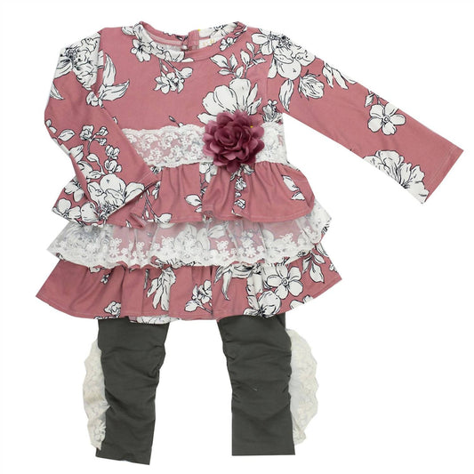 Haute Baby - Baby Girls And Toddlers Sweet Blush 2 Pc Set