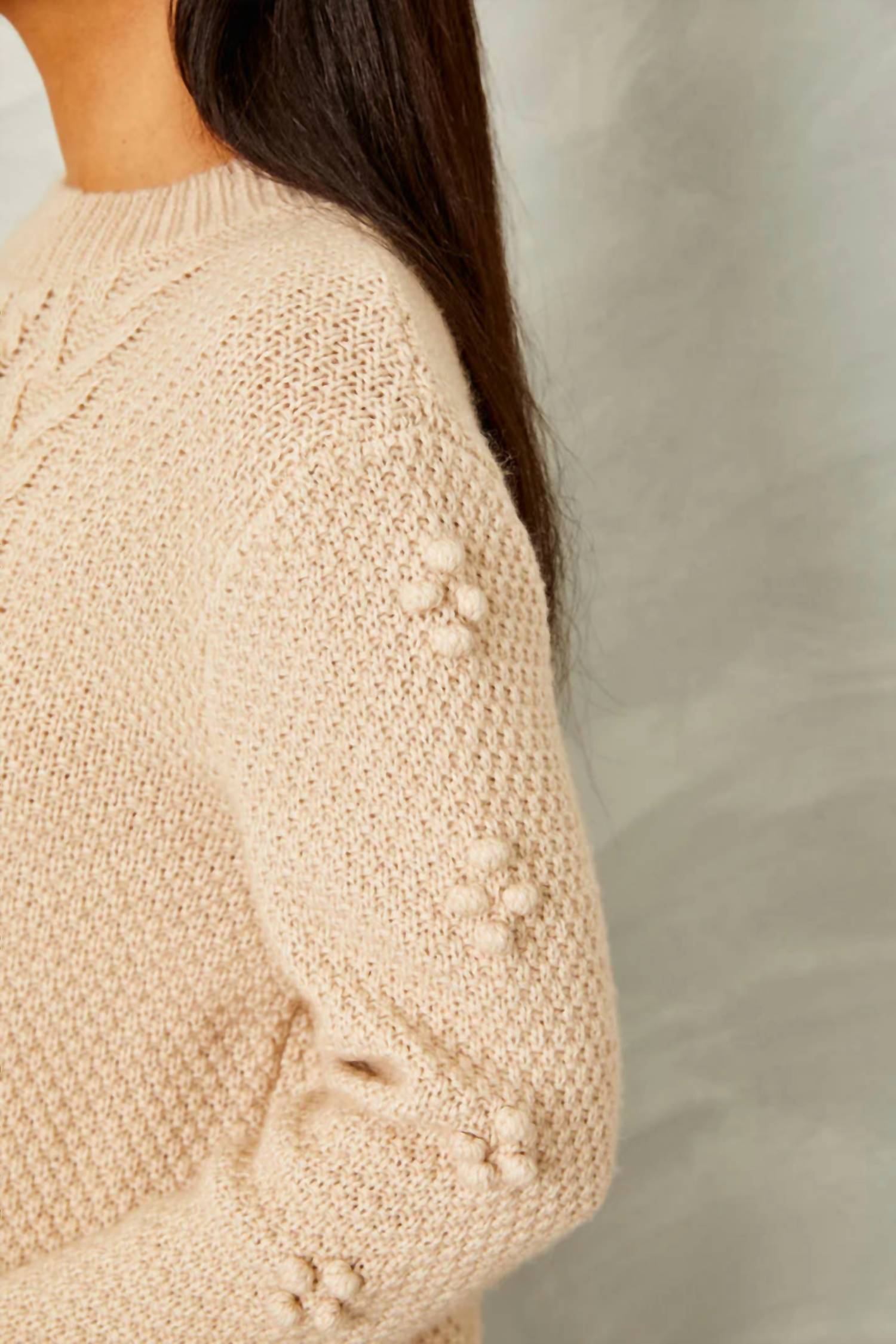 Cartolina Nantucket - Amie Cable Knit Sweater