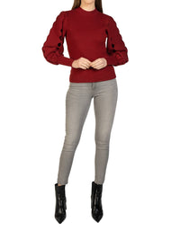 Love Token - Ophelia Cut Sleeve Sweater