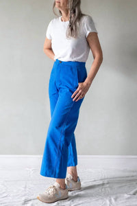 Uqnatu - Sailor High Rise Wide Leg Crop Pant