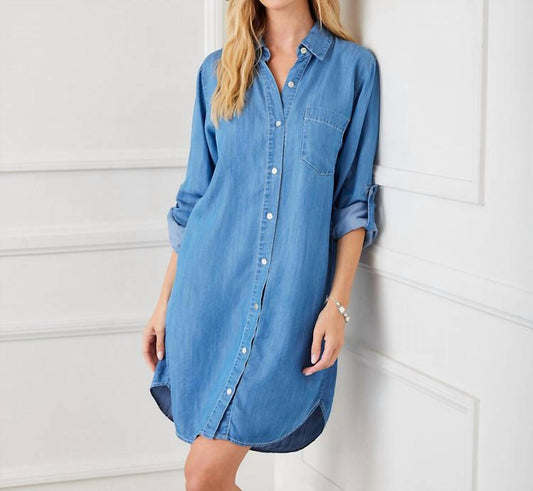 Karen Kane - Roll Tab Shirtdress