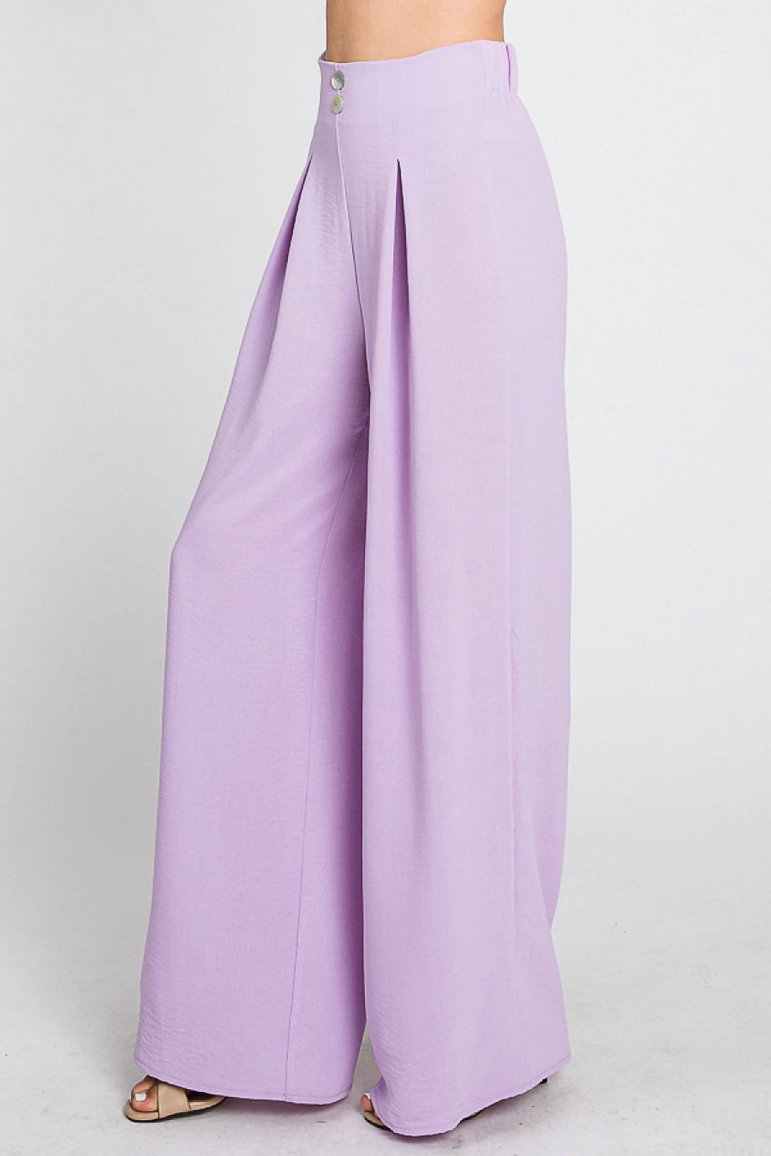 Geegee - Pullover Wide-leg Pants