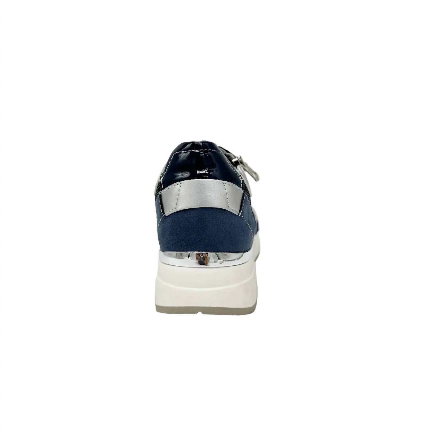 Renato Garini Women's Exe Sex16 Zip W Lace Sneaker in sky blue - women's sneaker - view 4