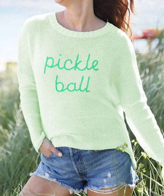 Wooden Ships - Pickleball Crew Cotton Sweater