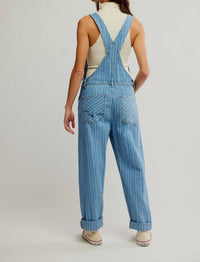 Free People - Ziggy Striped Overall Romper