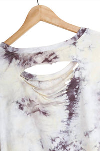 Umgee - Tie Dye & Leopard Top