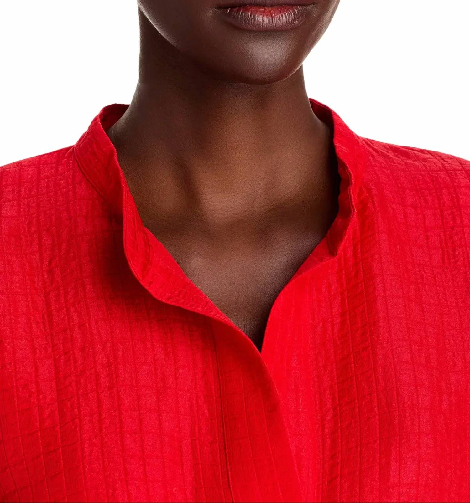 Eileen Fisher - Mandarin Collar Top