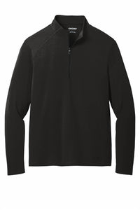OGIO Men's Motion Zip Top in blacktop - men's sweater - detail view
