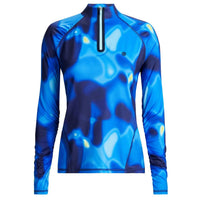 G/Fore - Printed Ruched Quarter Zip Pullover