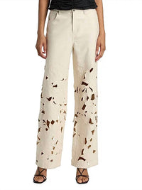 JONATHAN SIMKHAI Betty Straight Leg Jean in marshmallow - women's jeans