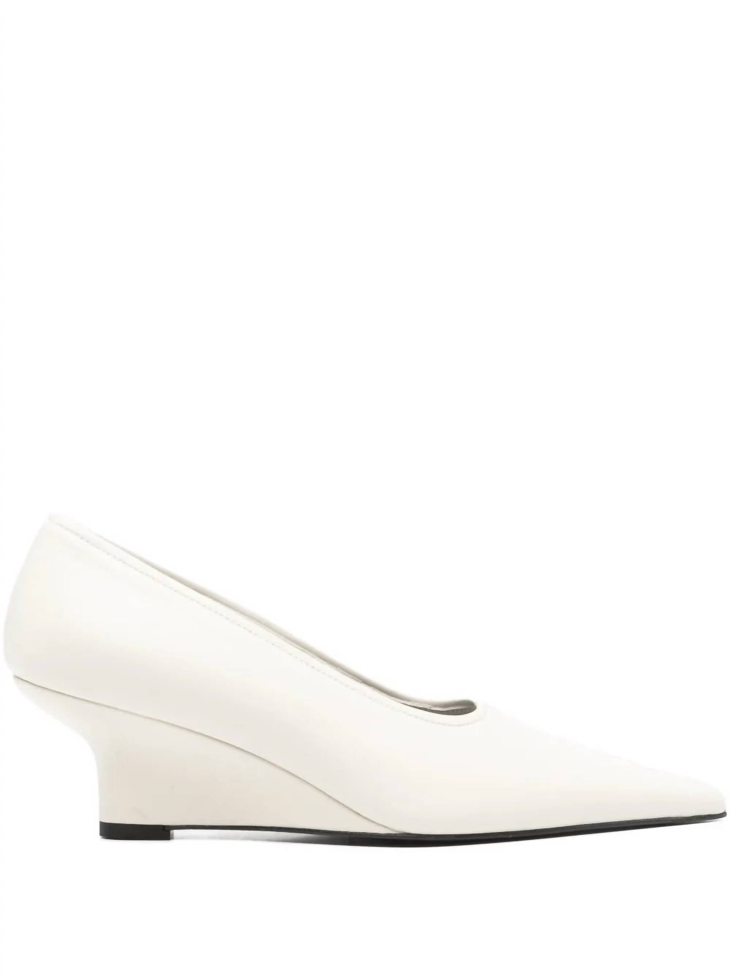 Toteme - Women's Sharp Nappa Wedge Pumps
