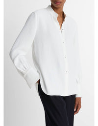Vince - Metal Ball Button Long Sleeve Shirt