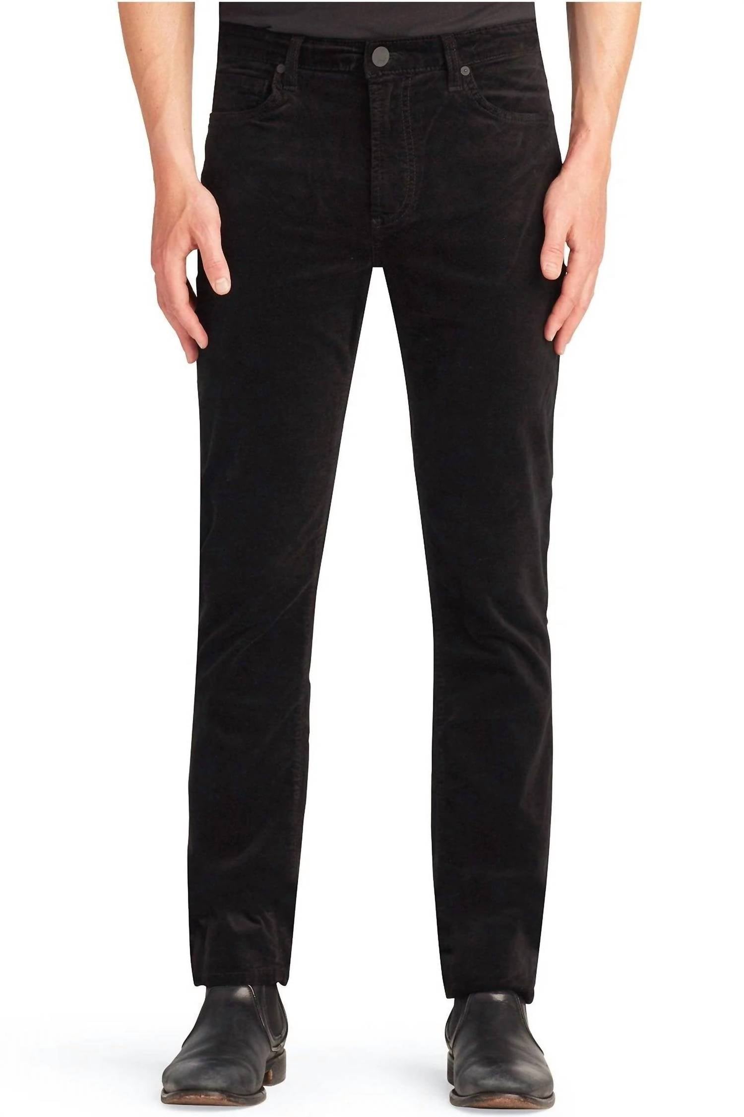 Monfrere Brando Velvet Slim-fit Jeans in velvet noir - men's jeans