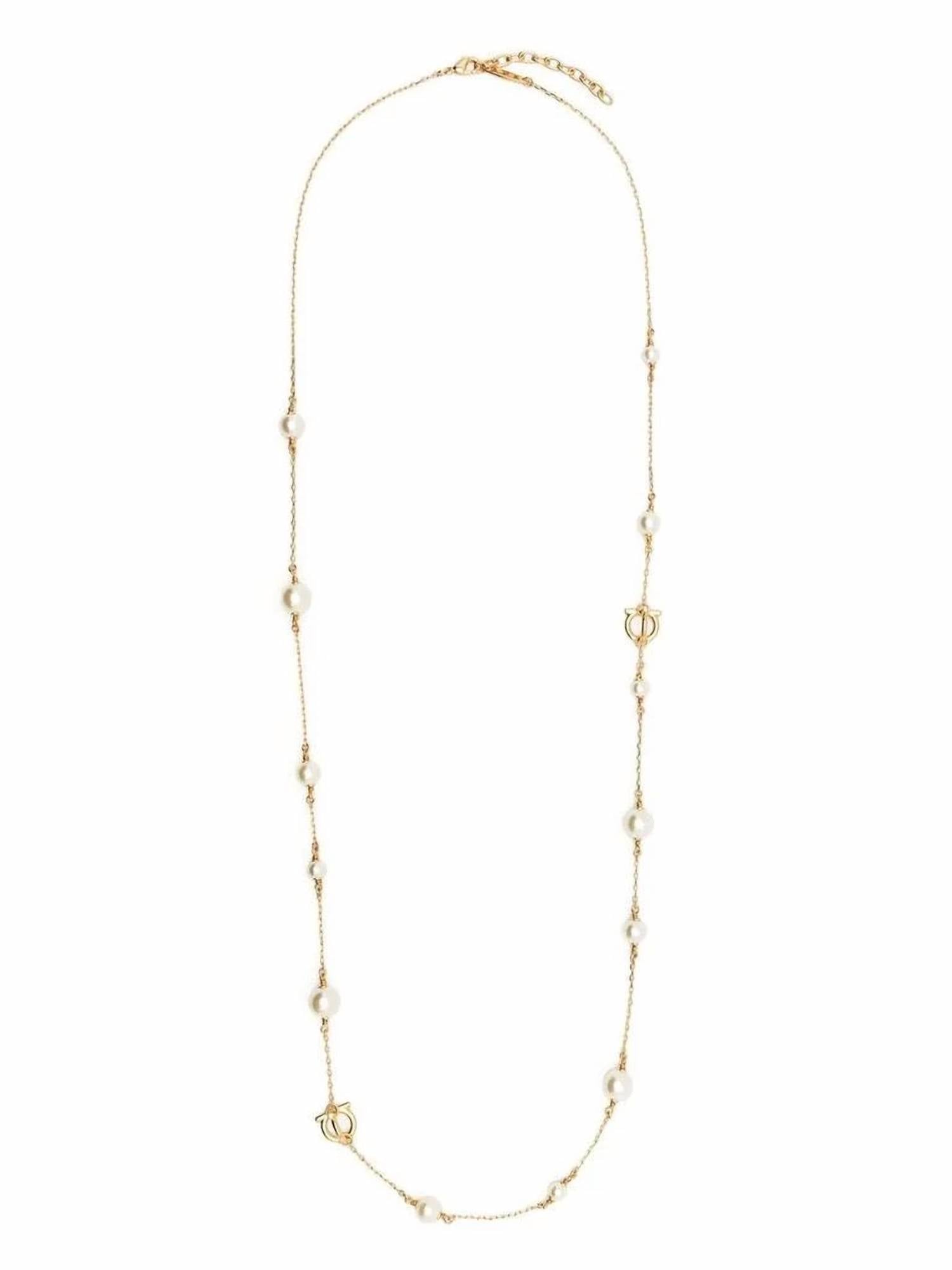 Salvatore Ferragamo - Women's Gancini Charm Rolo Chain Necklace