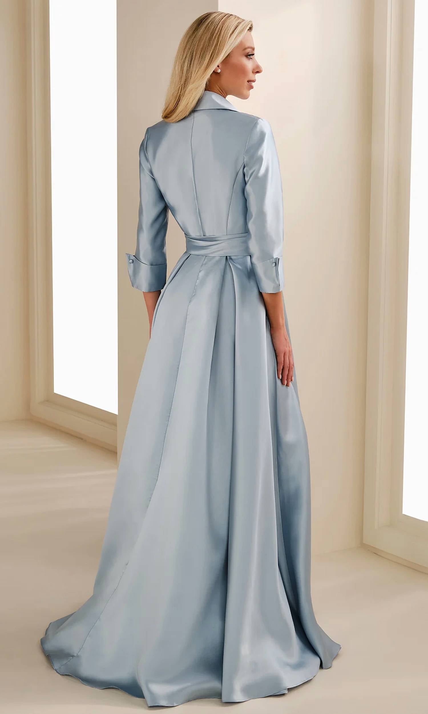 Montage By Mon Cheri - Front Button A-line Dress