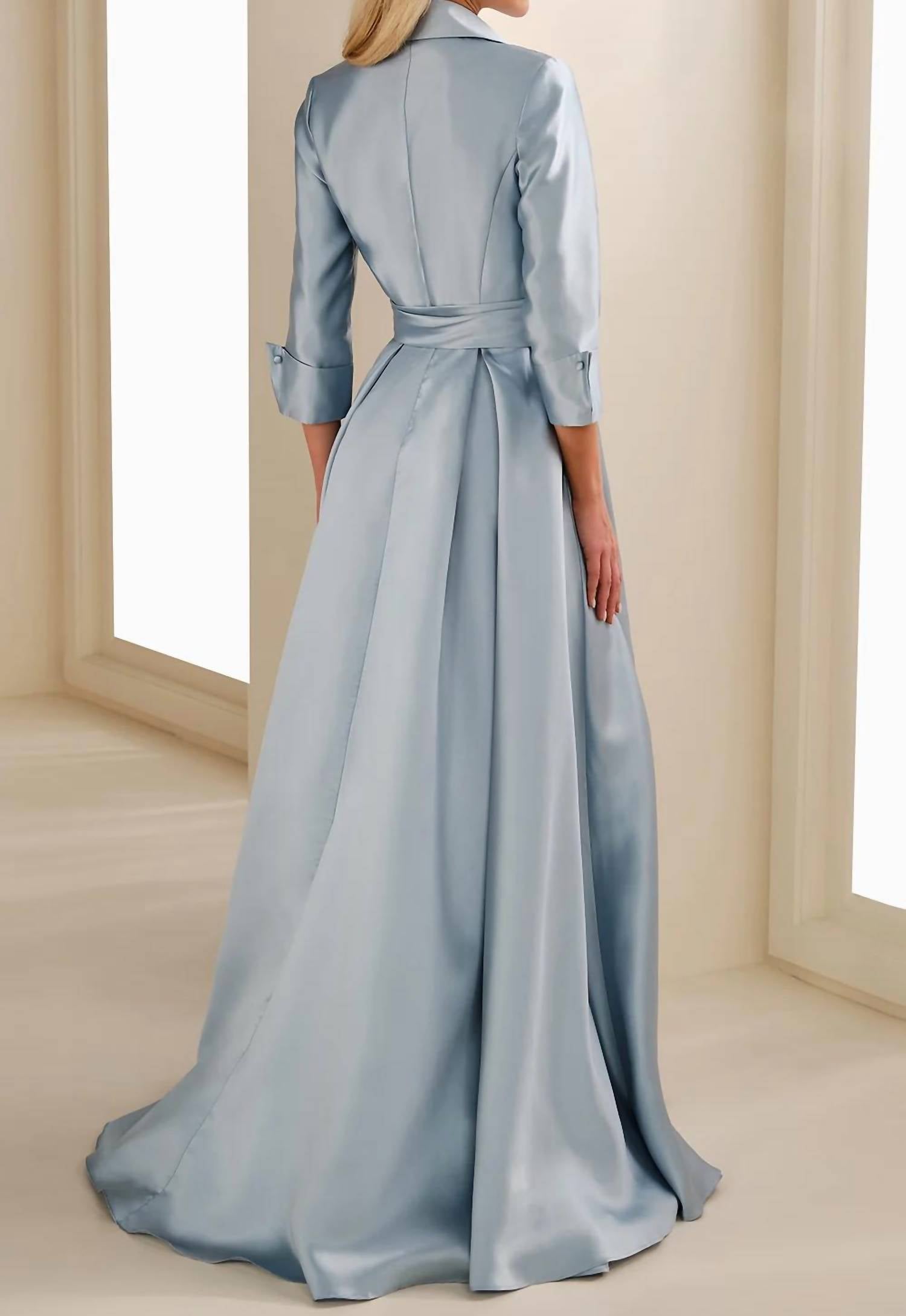 Montage By Mon Cheri - Front Button A-line Dress