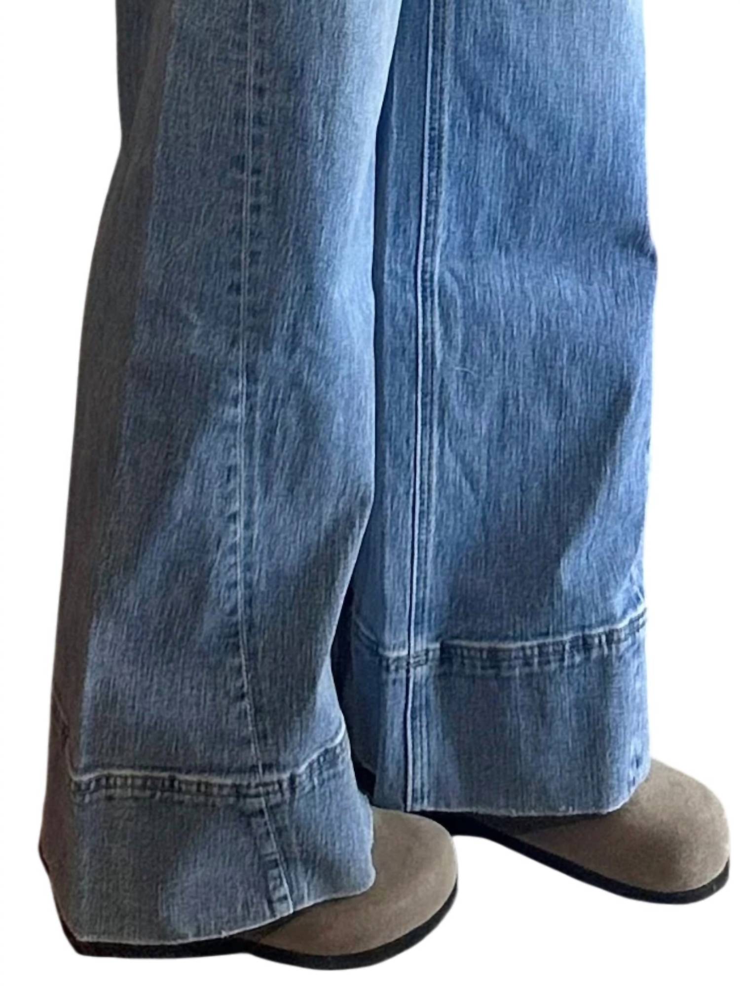 Lovervet - Olivia Side Seam Wide Leg Jeans