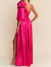 Maniju - A-line Satin Gown