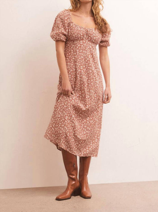 Kiera Floral Midi Dress