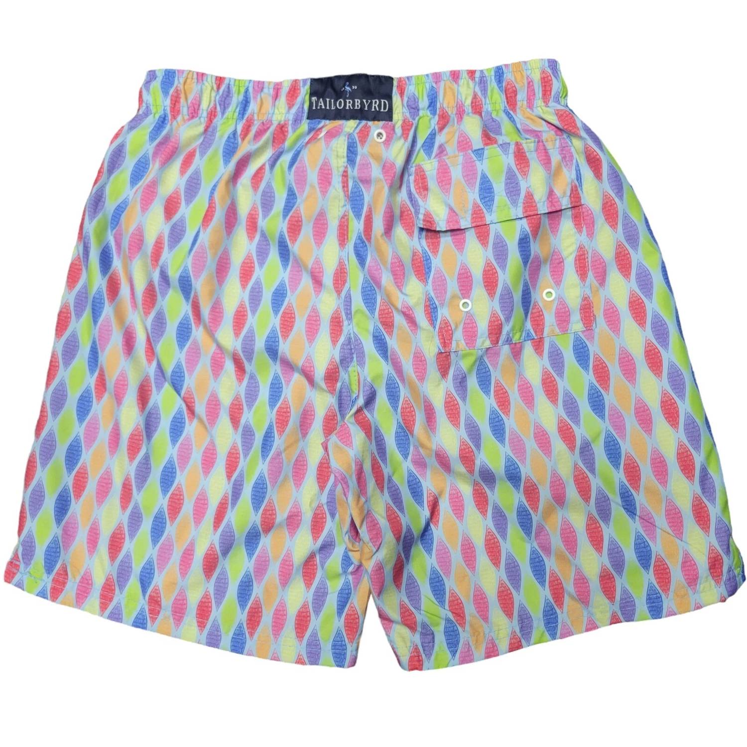 Tailorbyrd - Abstract Print Swim Trunks