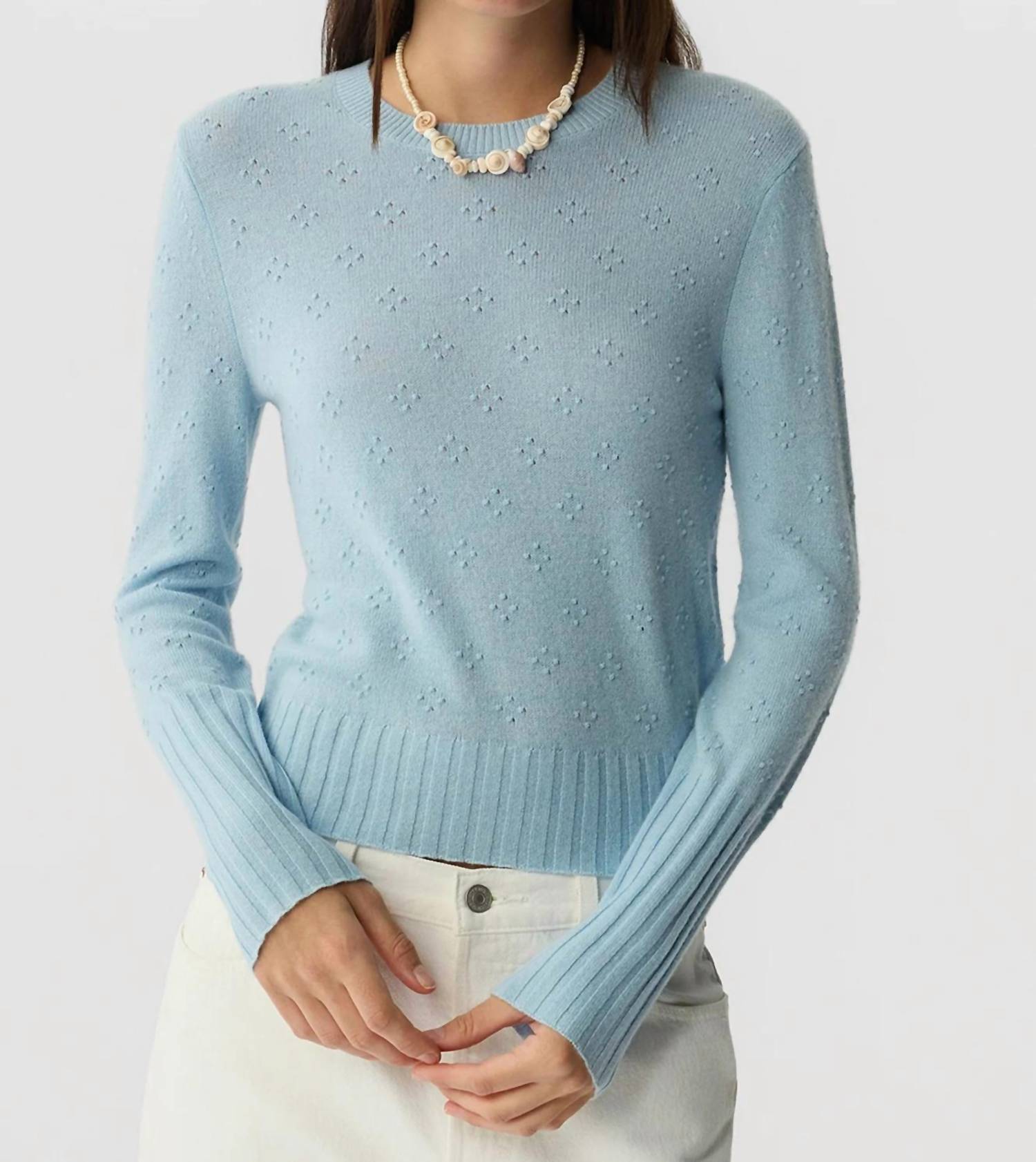 Guest In Residence - Compass Shrunken Crew Sweater