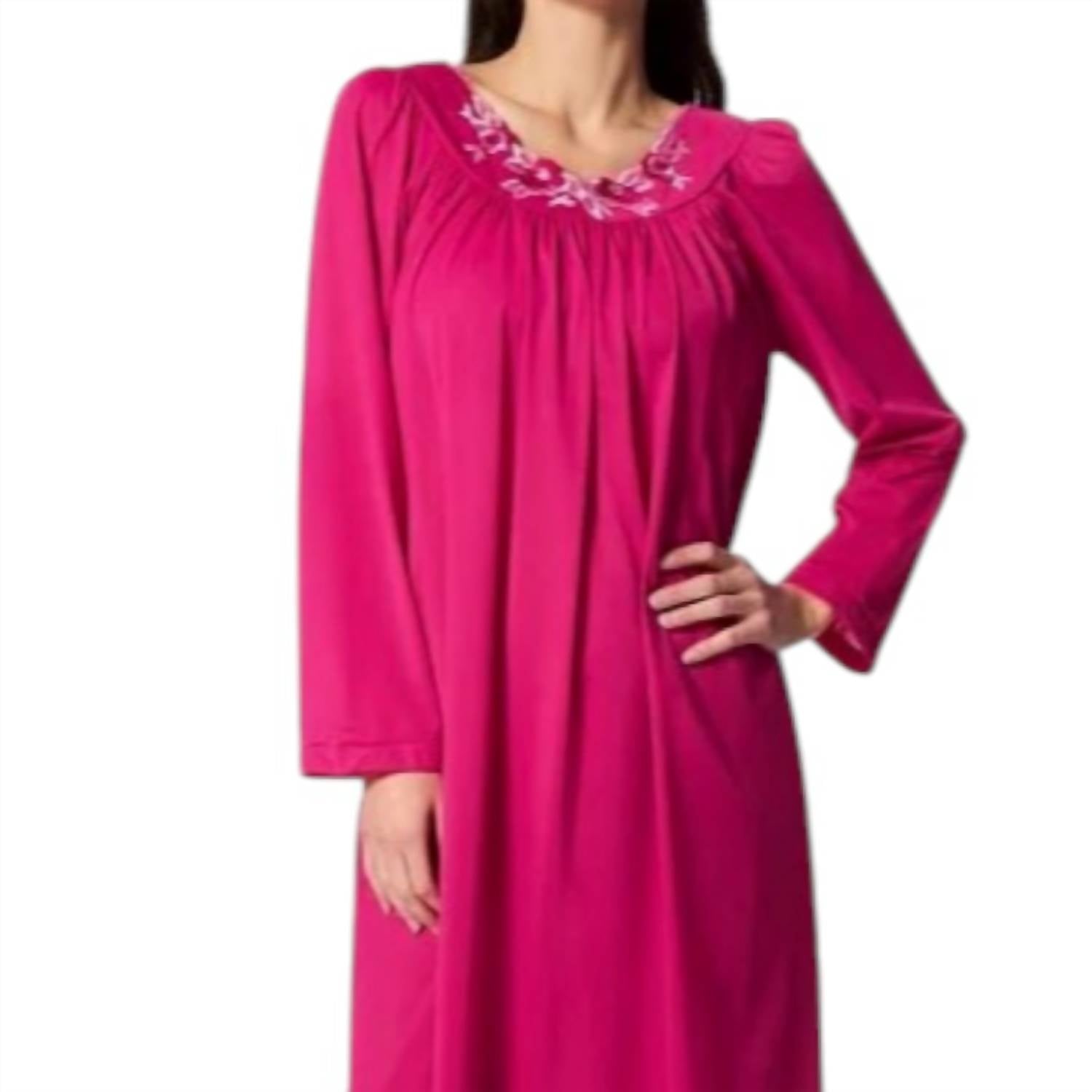 Shadowline Lingerie - Petals 53 Inch Long Sleeve Gown