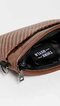 THINK ROYLN Women's Yacht Bum Bag 2.0 in nutmeg braided luxe - women's bag - view 4