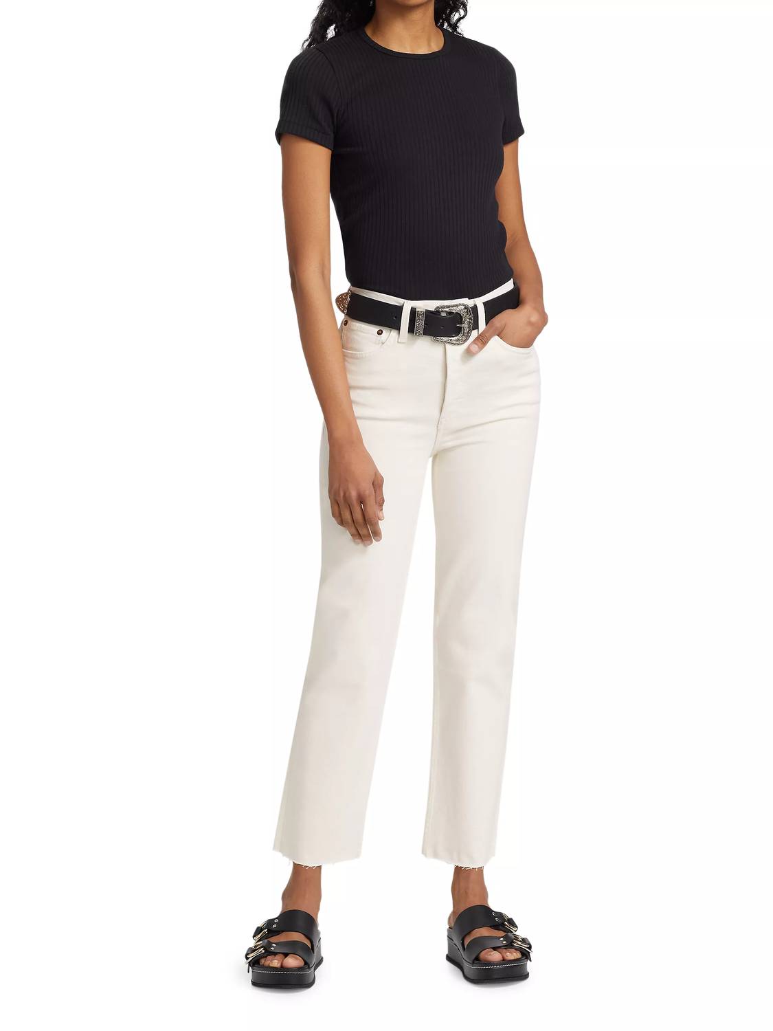 Re/Done - 70s Comfort Stretch High Rise Stovepipe Jeans