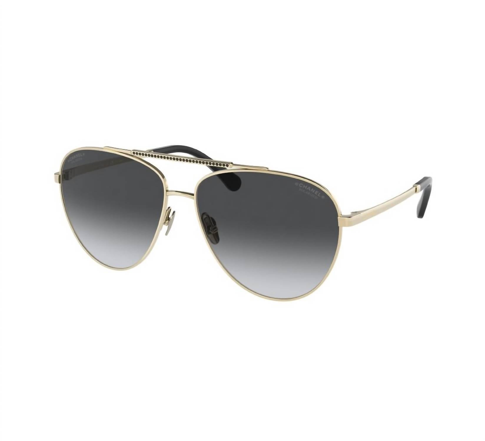 Chanel - Women's Aviator Polarized Sunglasses - Small 4279b - C395s8 - 58