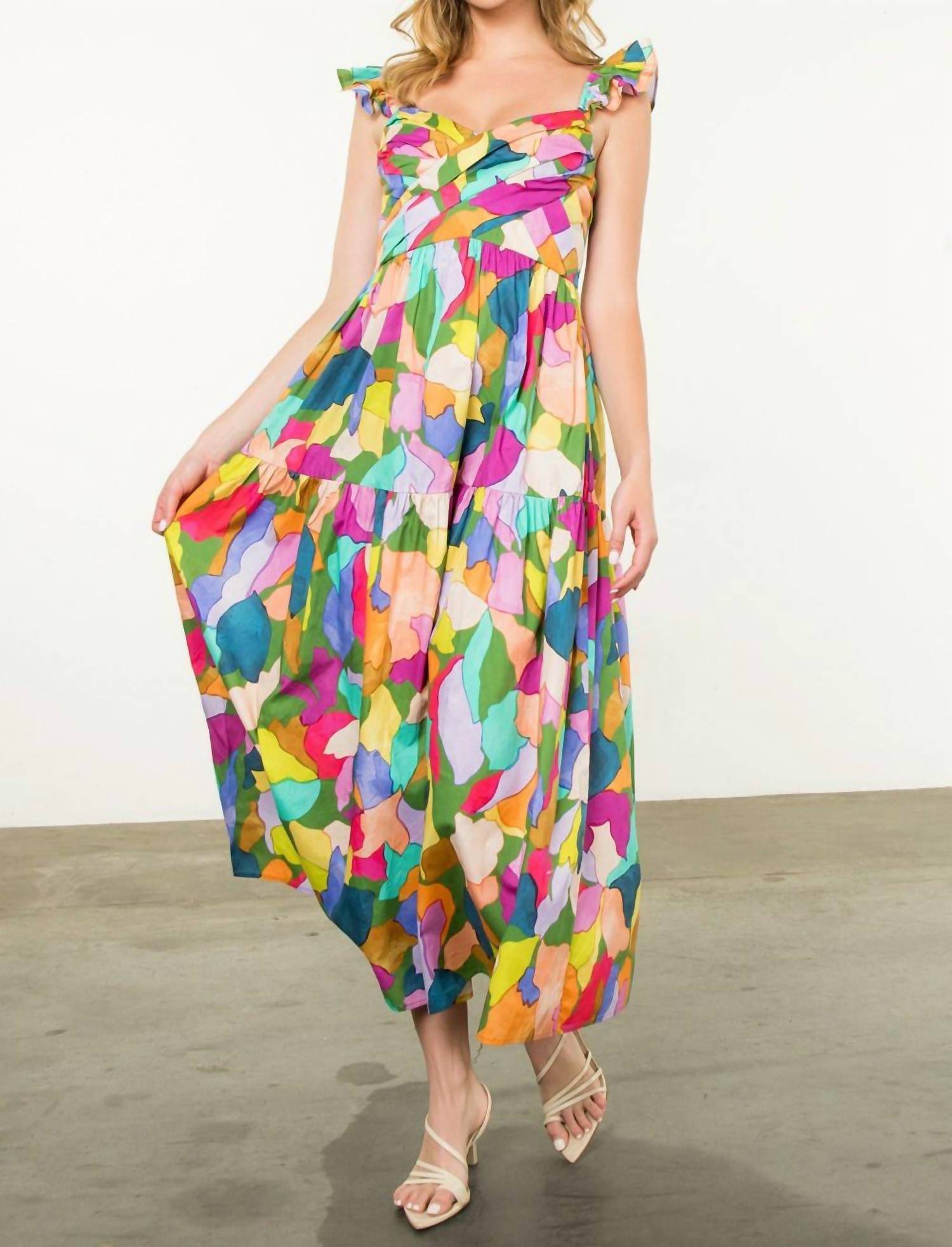 Thml - Arden Floral Midi Dress