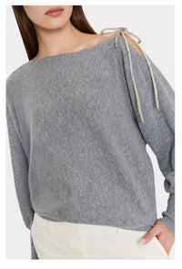 Milly - Women's Ida Crystal Tie Sweater