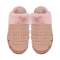 Judson & Co. - Ribbed Pattern Knitted Slippers