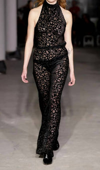 Priscavera - Pv Paws Fitted Flared Pants