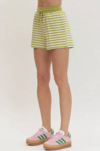 Entro - Stripe Lounge Shorts