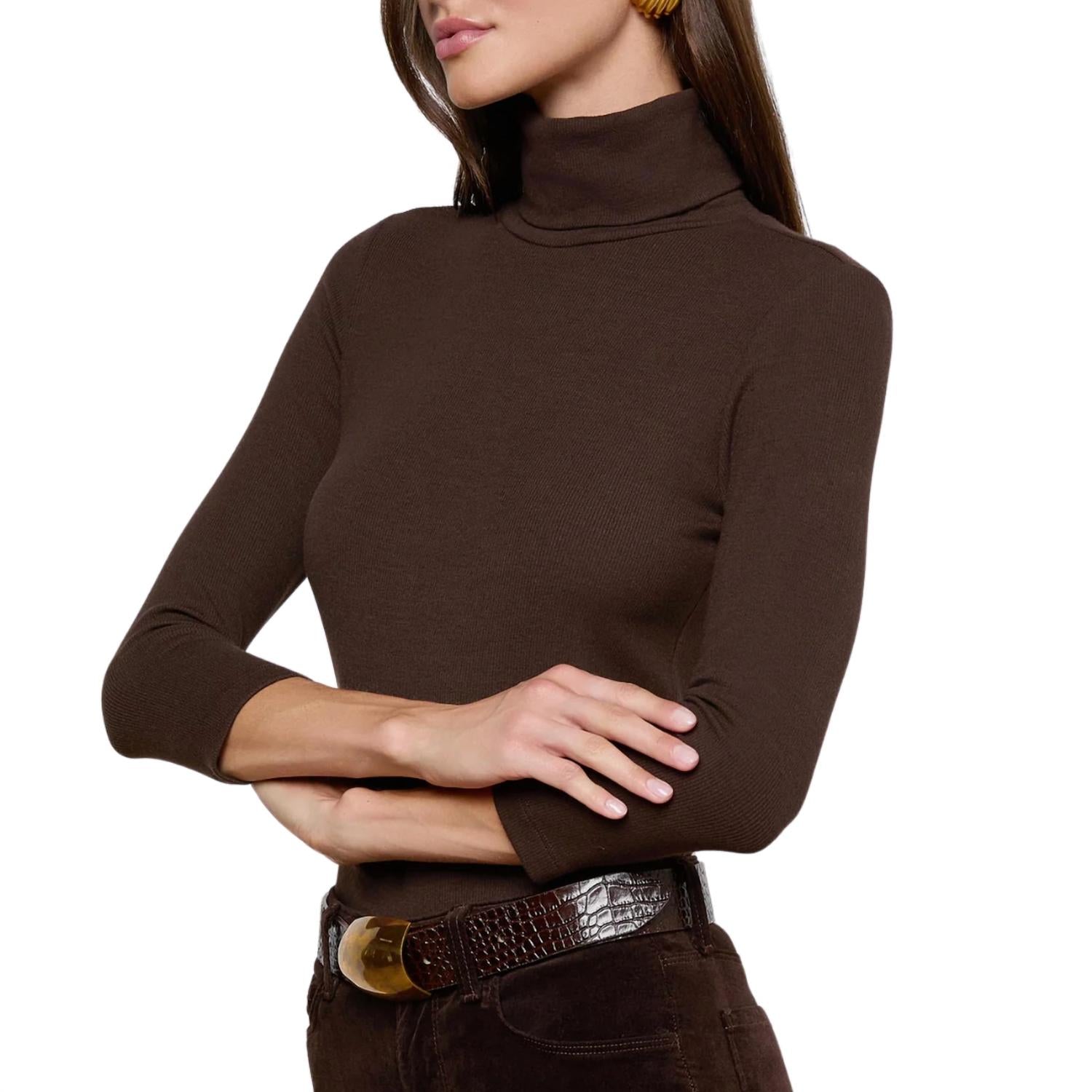 L'Agence - Aja Turtleneck Top