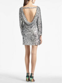 Sachin & Babi - Cameron Sequin Cowl Back Mini Dress