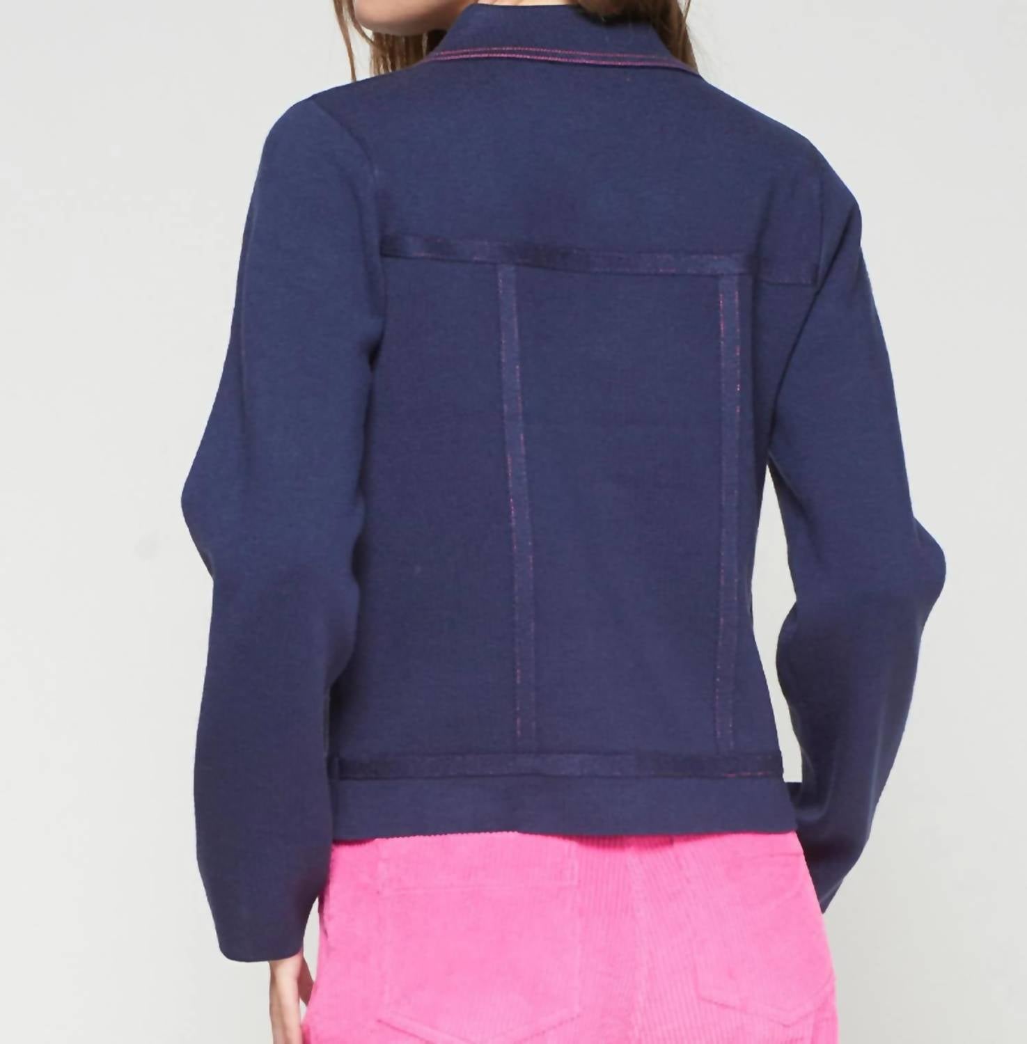 Vilagallo - Women's Pespunte Vaquero Punto Cardigan