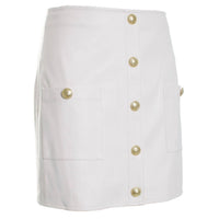 L'Agence - Women's Truman Mini Skirt With Snaps
