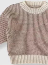 Bleu & Co. - Kids' Dinner Roll Knit Sweater Two-piece Set