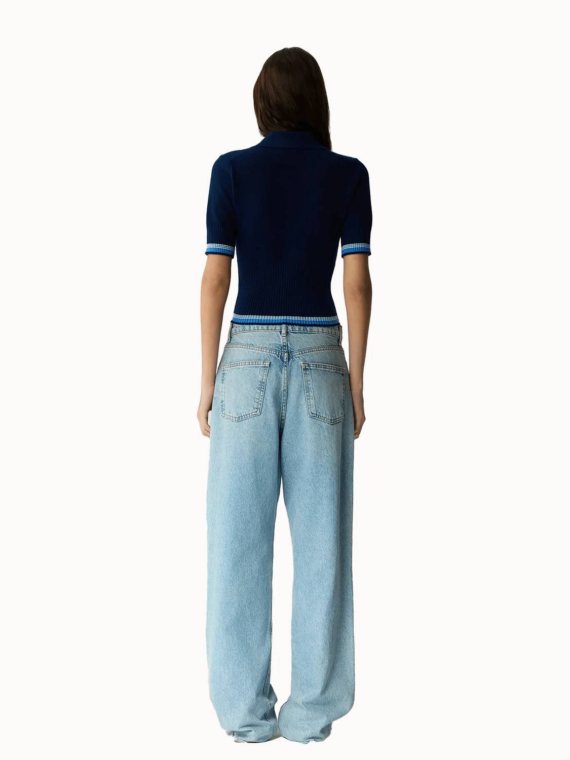 Guest In Residence - Marcella Light-weight Polo Top
