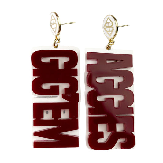 Brianna Cannon - Women's Gigem Aggies Earrings
