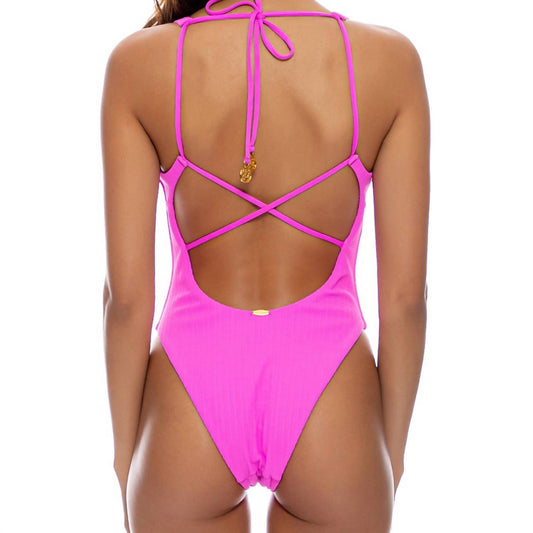 Luli Fama - Playa Vibes V-neck One Piece Bodysuit