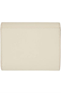 MARNI Women's Saffiano Leather Trifold Wallet in off white - women's bag - detail view