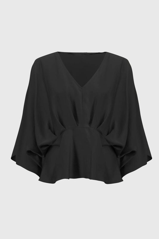 Joseph Ribkoff - Women's Satin Peplum Top