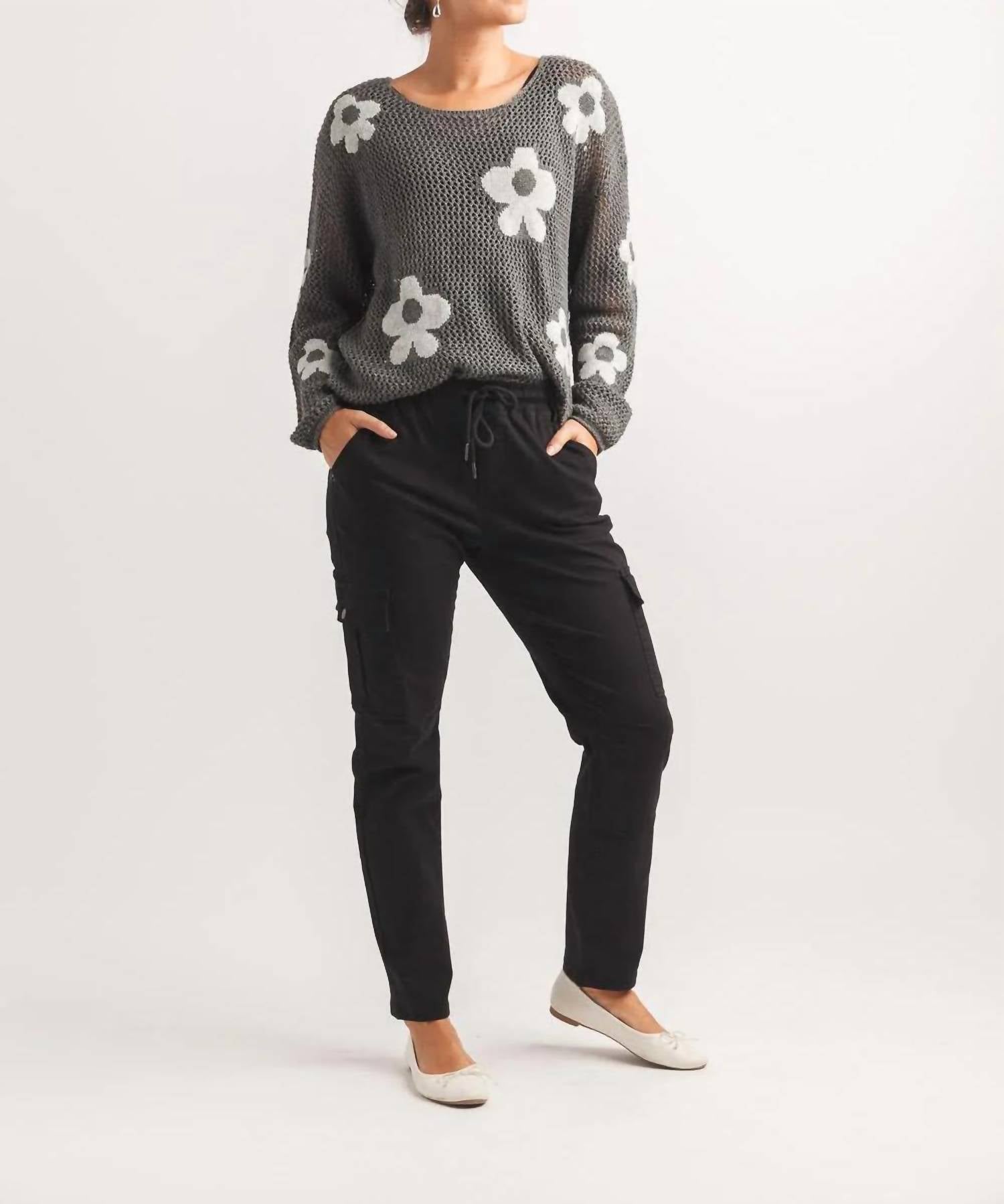 Papillon - Daisy Print Sweater