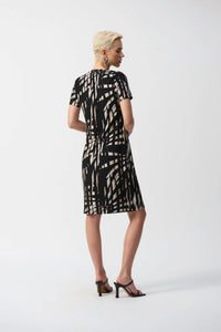 Joseph Ribkoff - Tropical Print Silky Knit Shift Dress